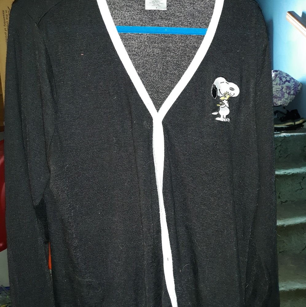 Torrid Peanuts Snoopy Cardigan Sweater